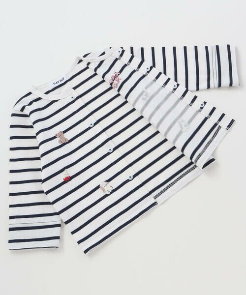 SLAP SLIP BABY / スラップ スリップ ベビー ベビー・キッズウエア | ボーダー&無地袖プリント折り返しカーディガンベビー(70~80cm) | 詳細19
