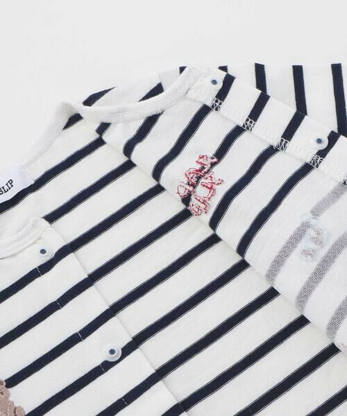 SLAP SLIP BABY / スラップ スリップ ベビー ベビー・キッズウエア | ボーダー&無地袖プリント折り返しカーディガンベビー(70~80cm) | 詳細20
