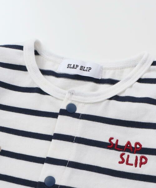 SLAP SLIP BABY / スラップ スリップ ベビー ベビー・キッズウエア | ボーダー&無地袖プリント折り返しカーディガンベビー(70~80cm) | 詳細13