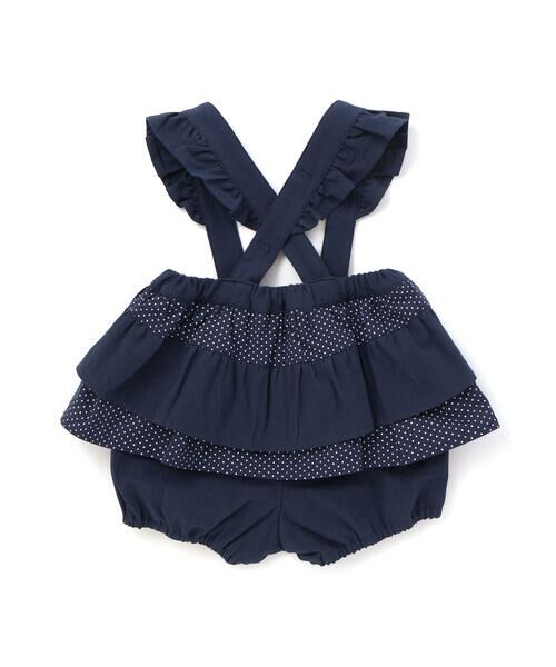 SLAP SLIP BABY / スラップ スリップ ベビー ベビー・キッズウエア | 【マリンシリーズ】段フリルサスペンダー付きブルマベビー(70~80cm) | 詳細1
