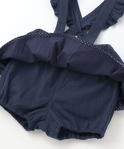 SLAP SLIP BABY / スラップ スリップ ベビー ベビー・キッズウエア | 【マリンシリーズ】段フリルサスペンダー付きブルマベビー(70~80cm) | 詳細6