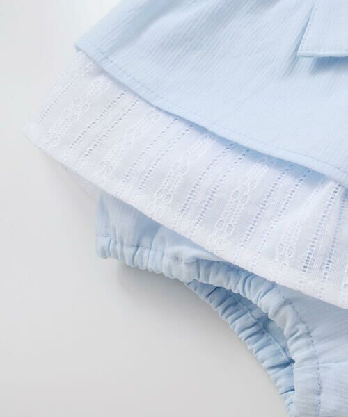 SLAP SLIP BABY / スラップ スリップ ベビー ベビー・キッズウエア | 【マリンシリーズ】段フリルサスペンダー付きブルマベビー(70~80cm) | 詳細12