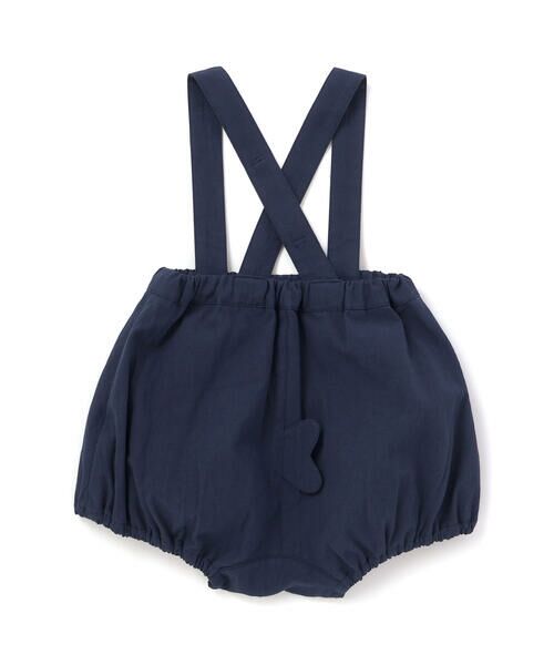 SLAP SLIP BABY / スラップ スリップ ベビー ベビー・キッズウエア | 【マリンシリーズ】ヒレモチーフサスペンダー付きブルマベビー(70~80cm) | 詳細1