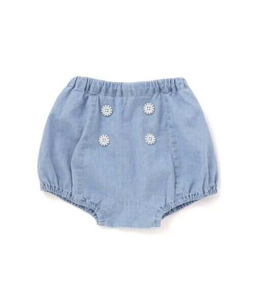 SLAP SLIP BABY / スラップ スリップ ベビー ベビー・キッズウエア | 【マリンシリーズ】ヒレモチーフサスペンダー付きブルマベビー(70~80cm) | 詳細8