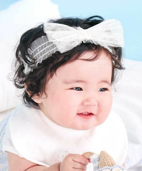 SLAP SLIP BABY / スラップ スリップ ベビー ベビー・キッズグッズ | リボンチュールヘアバンドベビー | 詳細1
