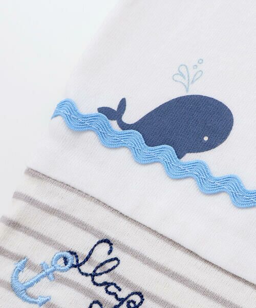 SLAP SLIP BABY / スラップ スリップ ベビー スタイ・ビブ | 【マリンシリーズ】イカリ刺しゅうスタイベビー | 詳細5