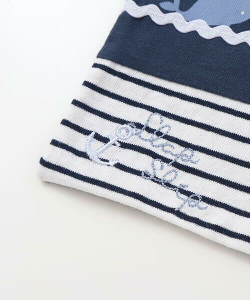 SLAP SLIP BABY / スラップ スリップ ベビー スタイ・ビブ | 【マリンシリーズ】イカリ刺しゅうスタイベビー | 詳細10