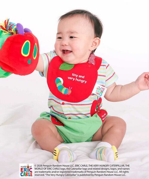 SLAP SLIP BABY / スラップ スリップ ベビー ベビー・キッズグッズ | 【絵本コラボ-はらぺこあおむし-】無地&チェック柄スタイベビー | 詳細1