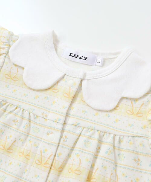 SLAP SLIP BABY / スラップ スリップ ベビー ロンパース | 【お揃い】スカラップ襟花柄カバーオールベビー(60~80cm) | 詳細7