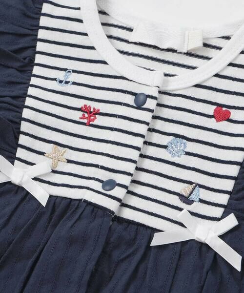 SLAP SLIP BABY / スラップ スリップ ベビー ロンパース | 【マリンシリーズ】マリン刺しゅうカバーオールベビー(70~80cm) | 詳細3
