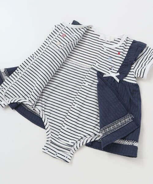 SLAP SLIP BABY / スラップ スリップ ベビー ロンパース | 【マリンシリーズ】マリン刺しゅうカバーオールベビー(70~80cm) | 詳細7
