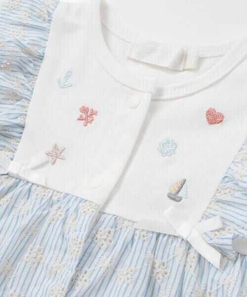 SLAP SLIP BABY / スラップ スリップ ベビー ロンパース | 【マリンシリーズ】マリン刺しゅうカバーオールベビー(70~80cm) | 詳細14