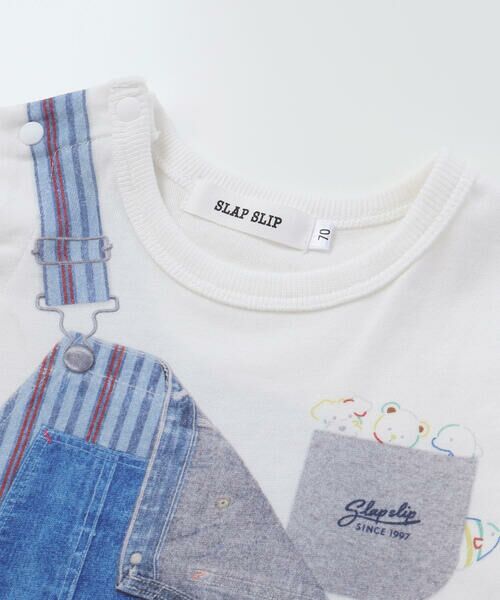 SLAP SLIP BABY / スラップ スリップ ベビー ロンパース | サロペット風アニマル恐竜プリントカバーオールベビー(60~80cm) | 詳細2