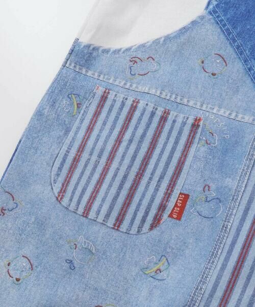 SLAP SLIP BABY / スラップ スリップ ベビー ロンパース | サロペット風アニマル恐竜プリントカバーオールベビー(60~80cm) | 詳細7