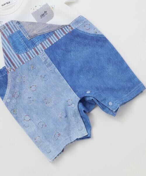 SLAP SLIP BABY / スラップ スリップ ベビー ロンパース | サロペット風アニマル恐竜プリントカバーオールベビー(60~80cm) | 詳細11