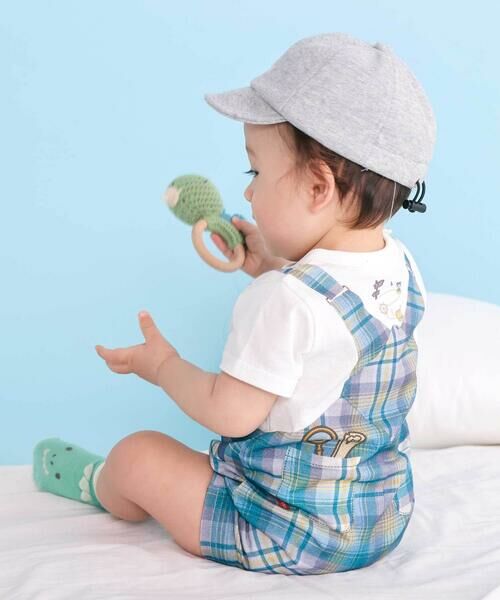 SLAP SLIP BABY / スラップ スリップ ベビー ロンパース | サロペット風アニマル恐竜プリントカバーオールベビー(60~80cm) | 詳細14