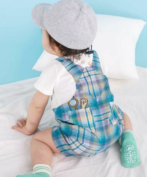 SLAP SLIP BABY / スラップ スリップ ベビー ロンパース | サロペット風アニマル恐竜プリントカバーオールベビー(60~80cm) | 詳細15