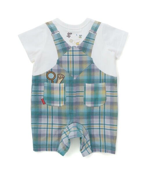 SLAP SLIP BABY / スラップ スリップ ベビー ロンパース | サロペット風アニマル恐竜プリントカバーオールベビー(60~80cm) | 詳細17