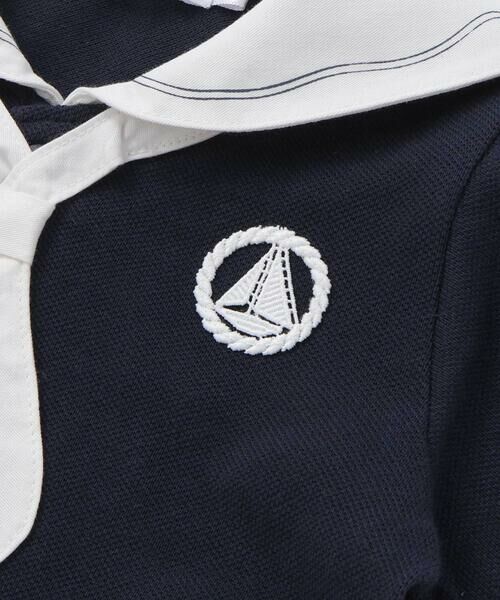 SLAP SLIP BABY / スラップ スリップ ベビー ロンパース | 【マリンシリーズ】タイ付きドッキングカバーオールベビー(70~80cm) | 詳細6