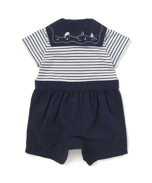 SLAP SLIP BABY / スラップ スリップ ベビー ロンパース | 【マリンシリーズ】タイ付きドッキングカバーオールベビー(70~80cm) | 詳細10