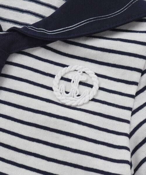 SLAP SLIP BABY / スラップ スリップ ベビー ロンパース | 【マリンシリーズ】タイ付きドッキングカバーオールベビー(70~80cm) | 詳細13