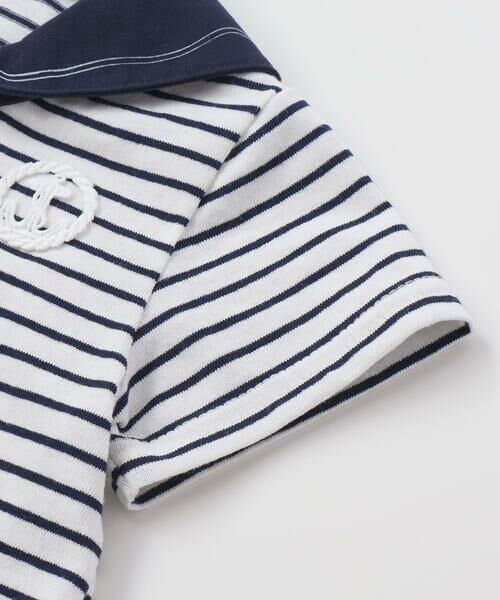 SLAP SLIP BABY / スラップ スリップ ベビー ロンパース | 【マリンシリーズ】タイ付きドッキングカバーオールベビー(70~80cm) | 詳細14