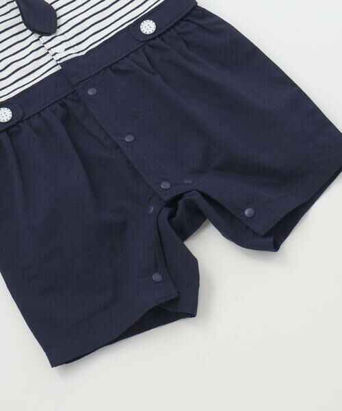 SLAP SLIP BABY / スラップ スリップ ベビー ロンパース | 【マリンシリーズ】タイ付きドッキングカバーオールベビー(70~80cm) | 詳細18