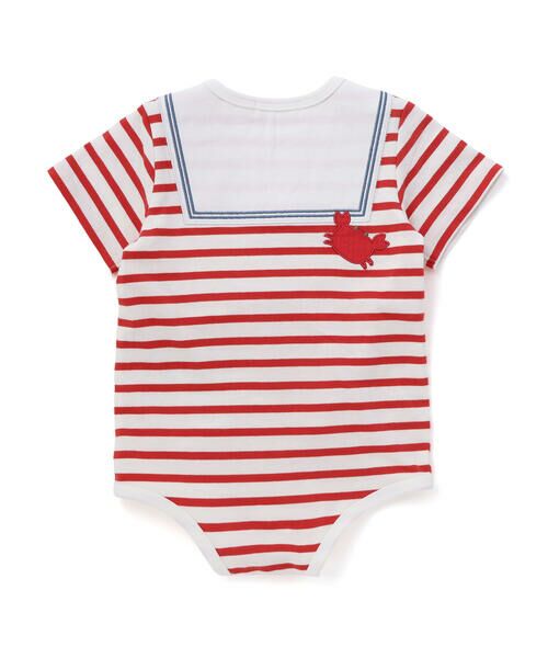 SLAP SLIP BABY / スラップ スリップ ベビー ベビー・キッズウエア | 【マリンシリーズ】コンパス+望遠鏡モチーフセーラーボディミニベビー(70~80cm) | 詳細10