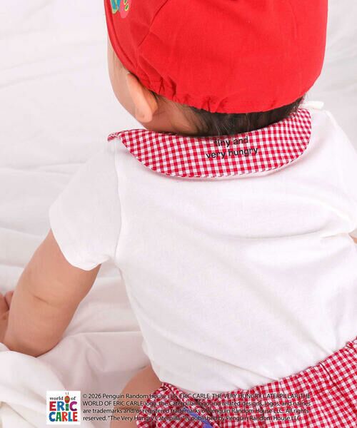 SLAP SLIP BABY / スラップ スリップ ベビー ロンパース | 【絵本コラボ-はらぺこあおむし-】無地&ボーダー柄ボディミニベビー(70~80cm) | 詳細5