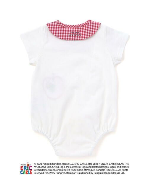 SLAP SLIP BABY / スラップ スリップ ベビー ロンパース | 【絵本コラボ-はらぺこあおむし-】無地&ボーダー柄ボディミニベビー(70~80cm) | 詳細7