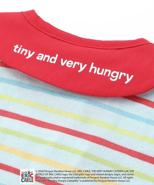 SLAP SLIP BABY / スラップ スリップ ベビー ロンパース | 【絵本コラボ-はらぺこあおむし-】無地&ボーダー柄ボディミニベビー(70~80cm) | 詳細14