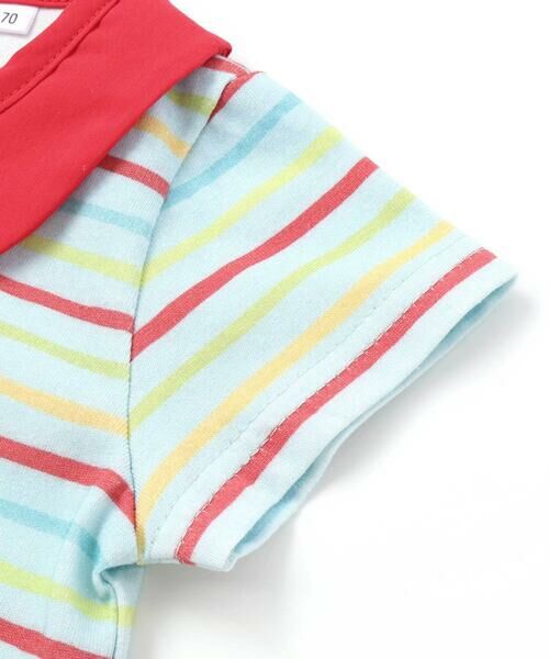 SLAP SLIP BABY / スラップ スリップ ベビー ロンパース | 【絵本コラボ-はらぺこあおむし-】無地&ボーダー柄ボディミニベビー(70~80cm) | 詳細15