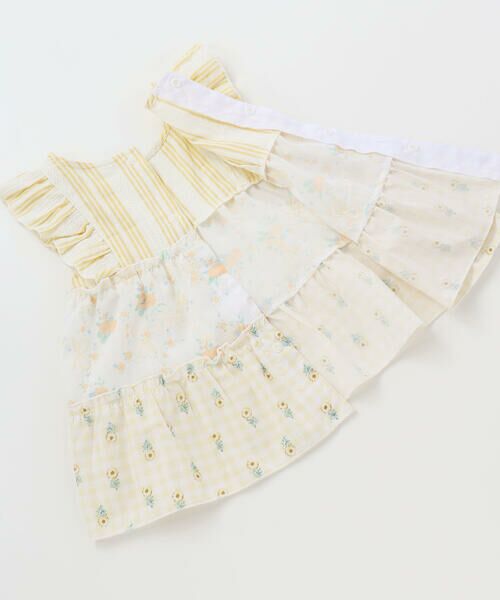 SLAP SLIP BABY / スラップ スリップ ベビー ベビー・キッズウエア | 【お揃い】切り替えティアードワンピースブルマ付きセットアップベビー(70~80cm) | 詳細9
