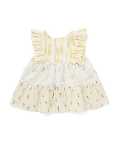 SLAP SLIP BABY / スラップ スリップ ベビー ベビー・キッズウエア | 【お揃い】切り替えティアードワンピースブルマ付きセットアップベビー(70~80cm) | 詳細1