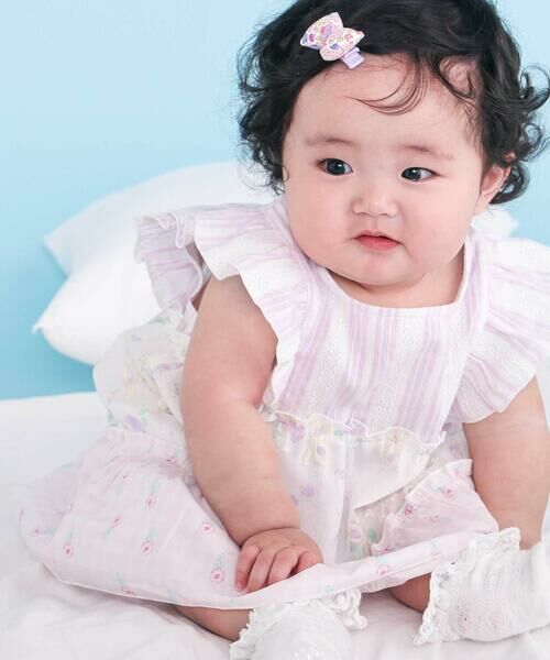 SLAP SLIP BABY / スラップ スリップ ベビー ベビー・キッズウエア | 【お揃い】切り替えティアードワンピースブルマ付きセットアップベビー(70~80cm) | 詳細15