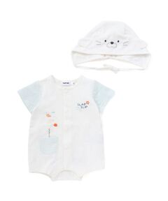 SLAP SLIP BABY / スラップ スリップ ベビー ロンパース | 海の生き物ロンパース+帽子セットベビー(70~80cm)