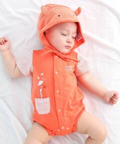 SLAP SLIP BABY / スラップ スリップ ベビー ロンパース | 海の生き物ロンパース+帽子セットベビー(70~80cm)