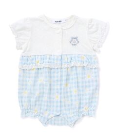 SLAP SLIP BABY / スラップ スリップ ベビー ロンパース | 【お揃い】ウエスト切り替えフリルカバーオールベビー(60~80cm)