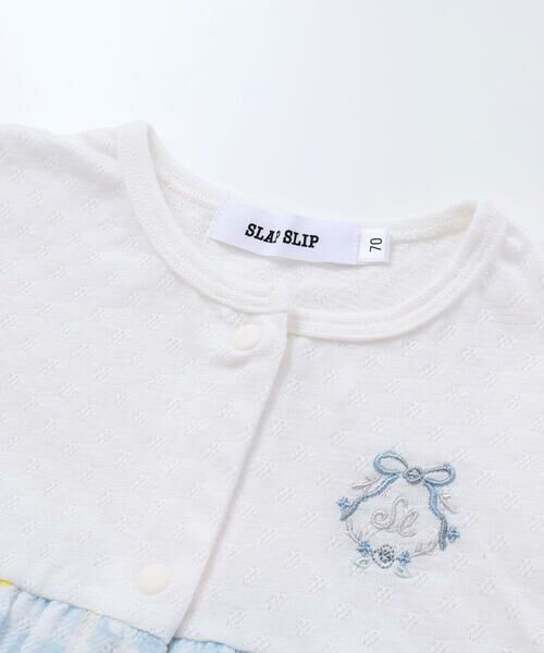 SLAP SLIP BABY / スラップ スリップ ベビー ロンパース | 【お揃い】ウエスト切り替えフリルカバーオールベビー(60~80cm) | 詳細2