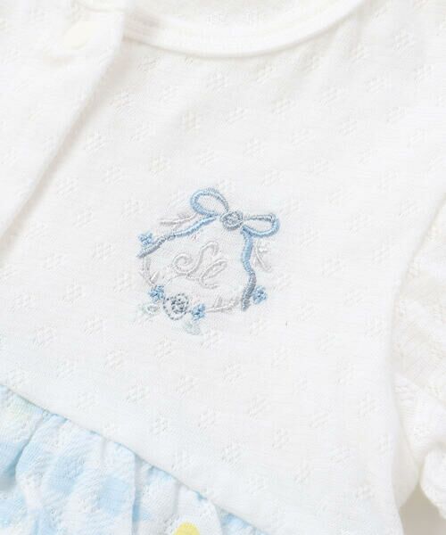 SLAP SLIP BABY / スラップ スリップ ベビー ロンパース | 【お揃い】ウエスト切り替えフリルカバーオールベビー(60~80cm) | 詳細3