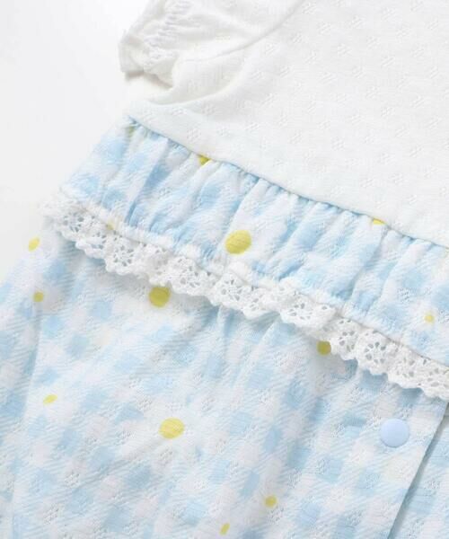 SLAP SLIP BABY / スラップ スリップ ベビー ロンパース | 【お揃い】ウエスト切り替えフリルカバーオールベビー(60~80cm) | 詳細6