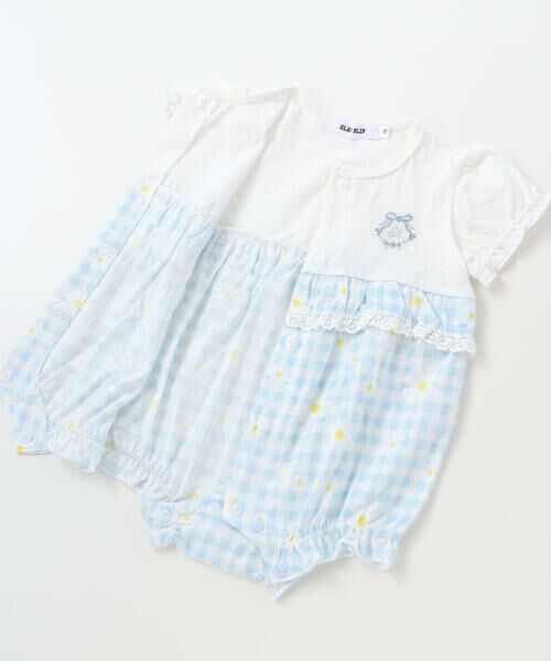 SLAP SLIP BABY / スラップ スリップ ベビー ロンパース | 【お揃い】ウエスト切り替えフリルカバーオールベビー(60~80cm) | 詳細7