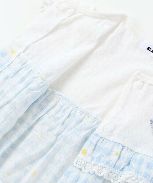 SLAP SLIP BABY / スラップ スリップ ベビー ロンパース | 【お揃い】ウエスト切り替えフリルカバーオールベビー(60~80cm) | 詳細8