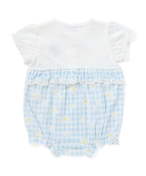 SLAP SLIP BABY / スラップ スリップ ベビー ロンパース | 【お揃い】ウエスト切り替えフリルカバーオールベビー(60~80cm) | 詳細1