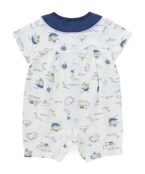 SLAP SLIP BABY / スラップ スリップ ベビー ロンパース | 【お揃い】襟モチーフ総柄ロンパースベビー(60~80cm) | 詳細1