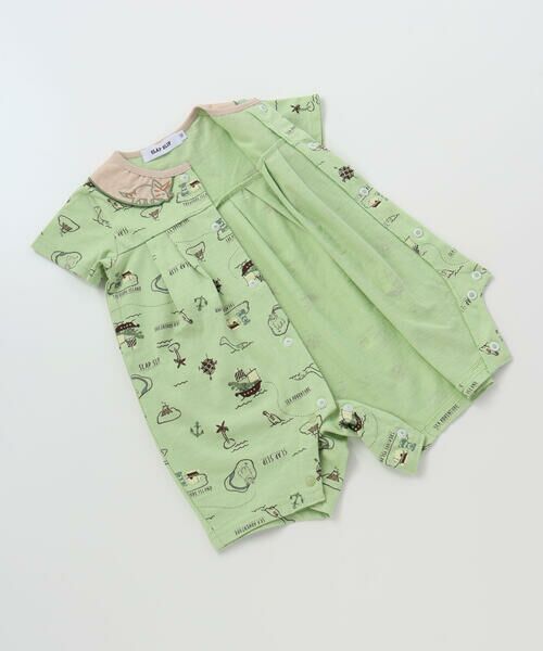 SLAP SLIP BABY / スラップ スリップ ベビー ロンパース | 【お揃い】襟モチーフ総柄ロンパースベビー(60~80cm) | 詳細13
