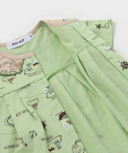 SLAP SLIP BABY / スラップ スリップ ベビー ロンパース | 【お揃い】襟モチーフ総柄ロンパースベビー(60~80cm) | 詳細14