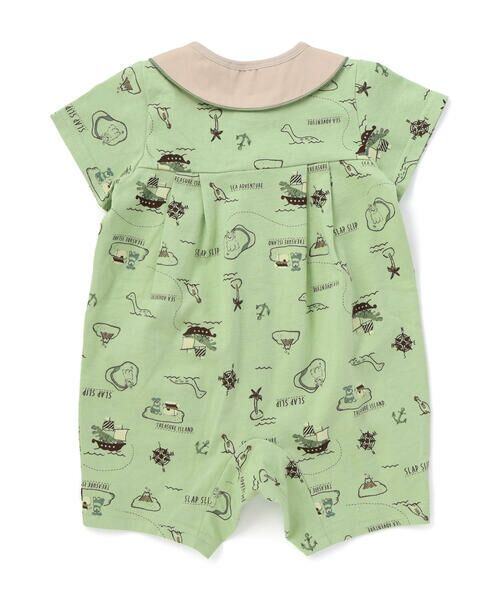 SLAP SLIP BABY / スラップ スリップ ベビー ロンパース | 【お揃い】襟モチーフ総柄ロンパースベビー(60~80cm) | 詳細7