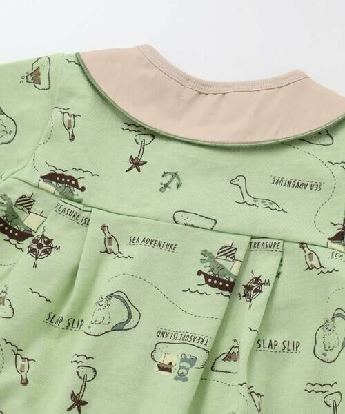 SLAP SLIP BABY / スラップ スリップ ベビー ロンパース | 【お揃い】襟モチーフ総柄ロンパースベビー(60~80cm) | 詳細9