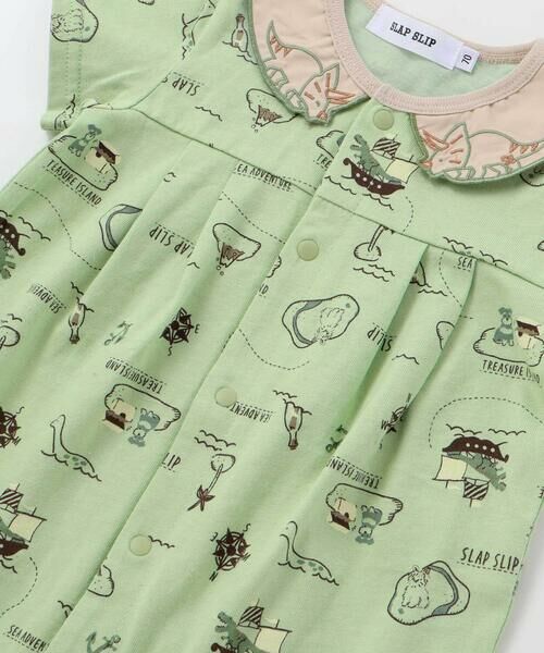 SLAP SLIP BABY / スラップ スリップ ベビー ロンパース | 【お揃い】襟モチーフ総柄ロンパースベビー(60~80cm) | 詳細10